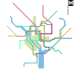 WashingtonDC metro idea map (speculative)