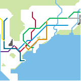 Panama Metro Current + Planned Lines (speculative)