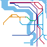 Sandford Tube map