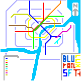 BluLuxRail commuter rail map (speculative)