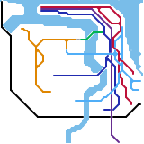 Sandford Tube Map