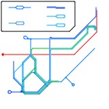 Bus network of Törökbálint (real)