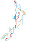 New Zealand State Highways 1-8