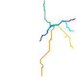 Transperth Train System Map (real)