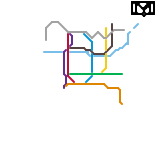 Los Angeles chile metro map (speculative)