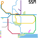 Spencershire Metro Map (unknown)