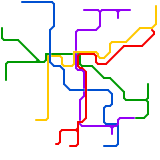 Hradec Králové, night lines (speculative)