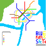 BluLuxrail network (snow Fall city)