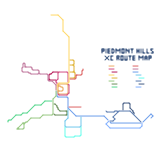 Piedmont Hills XC-TF Run Routes