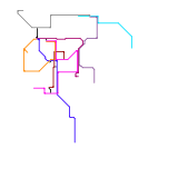My fictional system in Transport Fever 2, the latest map (unknown)