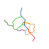 Hypothetical Auckland Rail Map (speculative)