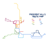 Piedmont Hills XC-TF Routes (speculative)