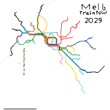 Melbourne Train Network Remastered 2029