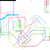 新加坡地鐵與輕軌系統路圖-繁體中文 (real)