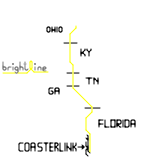 Potential Brightline Extension (speculative)