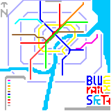 Snow Fall city BLR commuter rail map (unknown)