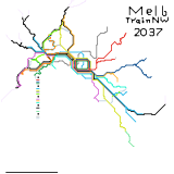 Melbourne Train Network Remastered 2037