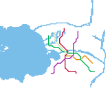 St. Petersburg Metro (real)