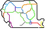 Romania Motorway Map (speculative)