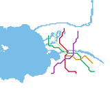 St. Petersburg Metro (real)