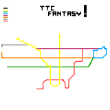 TTC Subway Fantasy Map (speculative)