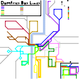 Dumfries, Scotland (Bus Map) (speculative)