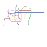 RoFT subway: Main 9 lines (unknown)