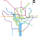 Washington DC Realistic New Map