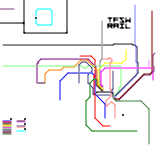 SurvivalWorks Urban Edition Rail Map