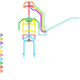 Human body, but with a metro system (unknown)