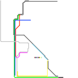 Commuter Rail map Minecraft pe