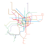 Tokyo Metro, Toei Metro, and their through service (real)