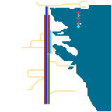 East Coast of USA- High speed rail network