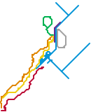 Newcastle City railway Map