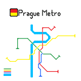 Prague with line D (real)
