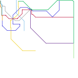 Mapa del Metro de Puerto Gato.