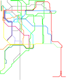 Mapa del Metro de Puerto Gato.