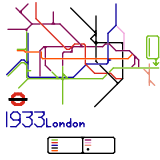 First Modern Tube Map