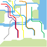 Random metro map