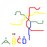 Prague metro system 2030 (real)