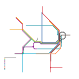 Mock Sydney Trains Map