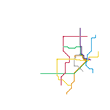 Miami Metrorail Fantasy Map (speculative)