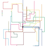 RapidKL - Klang Valley Integrated Transit Map (real)