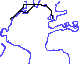 Transatlantic rail map (speculative)