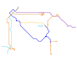 Skytrain Vancouver network Oct 2016