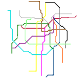 Metro de Santiago in 2040 (speculative)