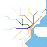 Detroit System Map All Stops Big RTA (speculative)