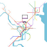 Washington DC Metropolitan Area Rail Transit  Preposed System (speculative)