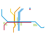 Fictive Light Rail Map