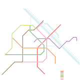 Vienna U-Bahn May 2024 (real)